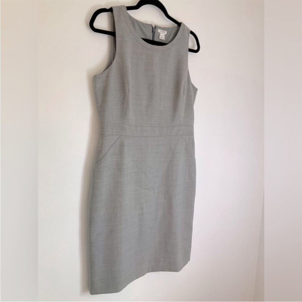 Elegant Gray Sleeveless Dress J.Crew Size 12
